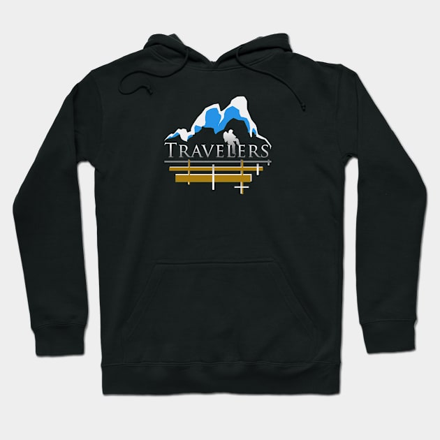 Travelers Strand Hoodie by Markyartshop